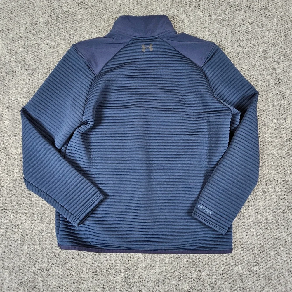 Under Armour Storm Evoultion Daytona Mens 1/4 Zip Pullover LG‎ Navy Blue Large